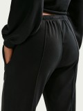 Nike Sportswear Chill Terry Mid-Rise Black Trousers For Women