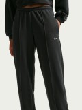Nike Sportswear Chill Terry Mid-Rise Black Trousers For Women