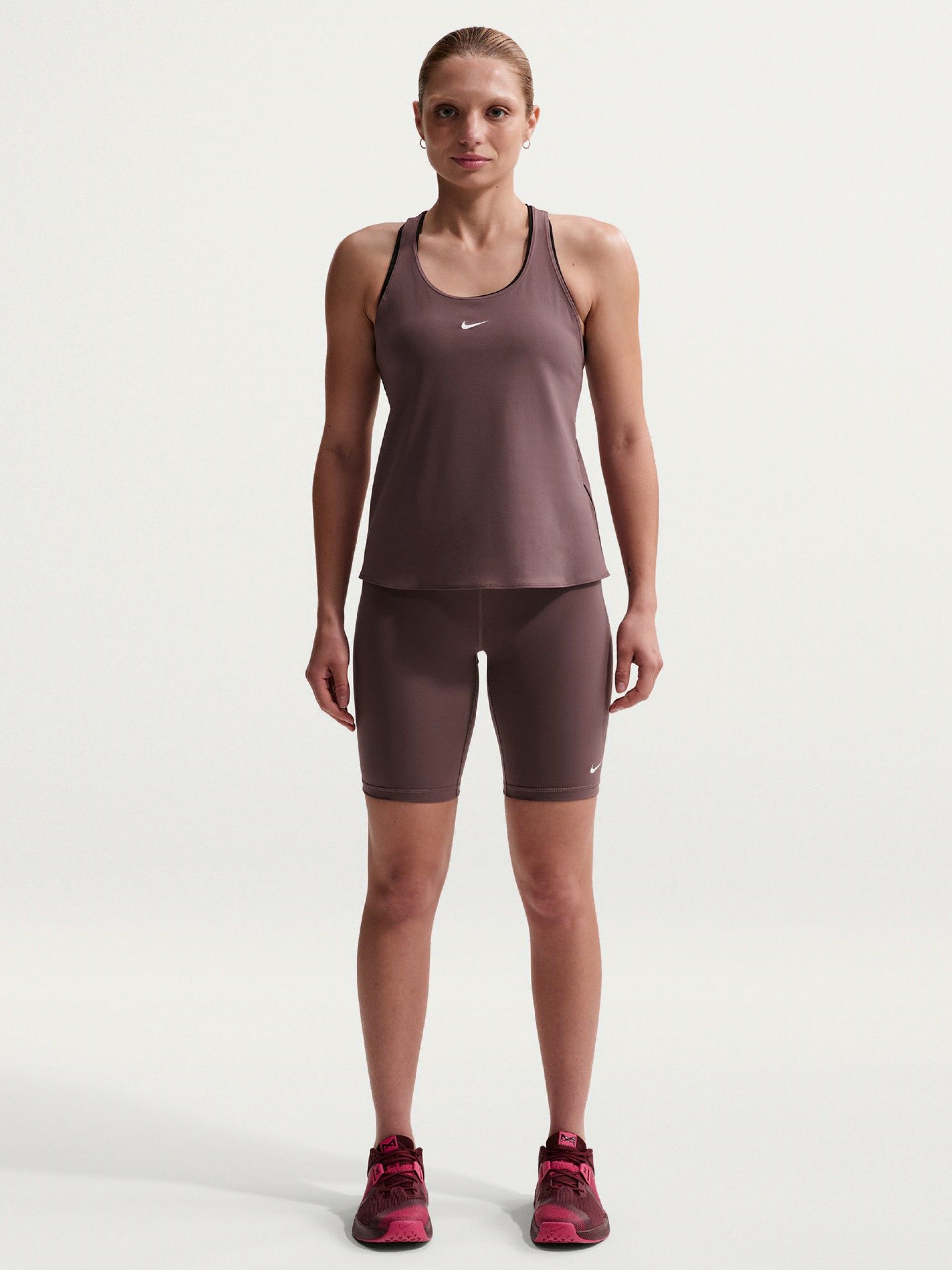 Calções Nike Pro 365 20cm Bordeaux Para Mulher