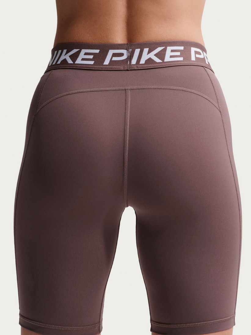 Nike Pro 365 20cm Burgundy Shorts For Women