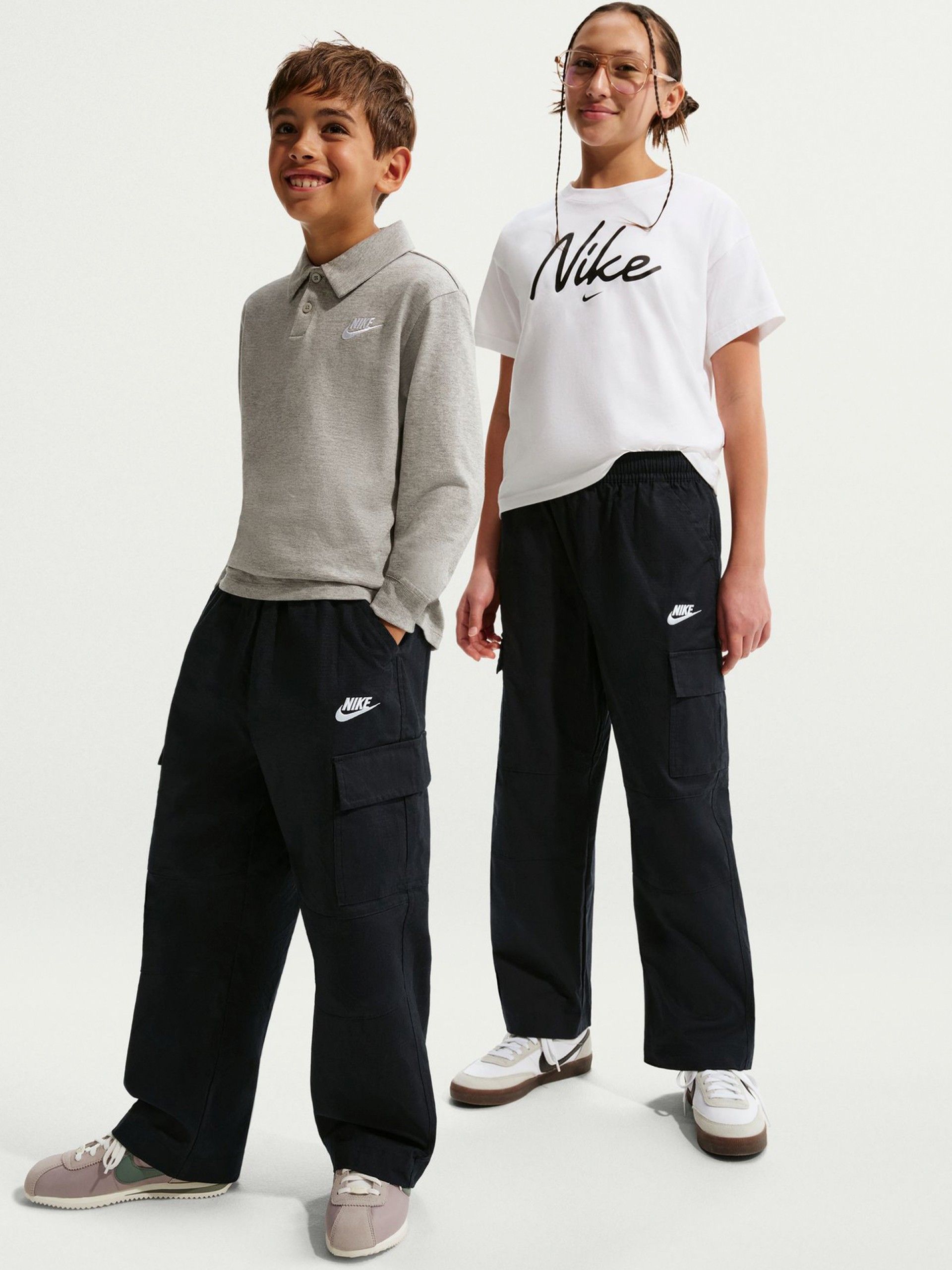 Pantalones Nike Sportswear Club Cargo Júnior Negros