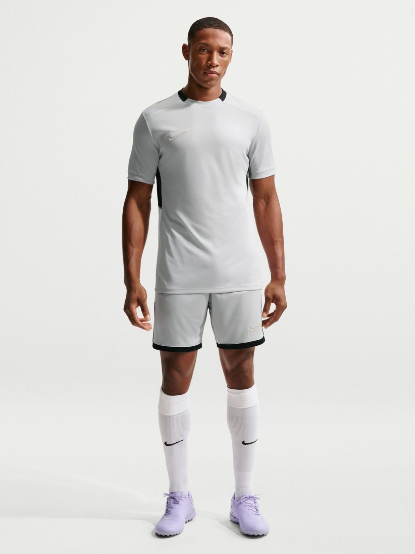 Nike Academy Dri-FIT Grey, Black and Golden Football Shorts For Men