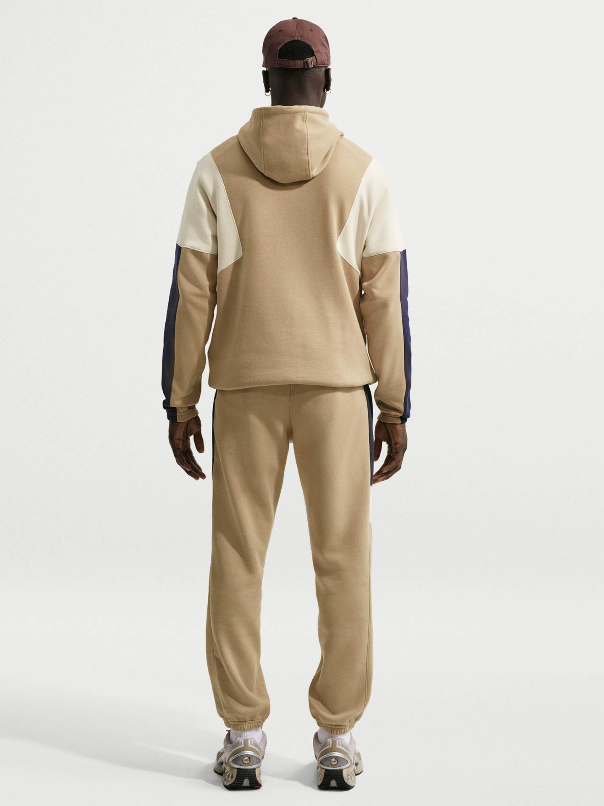 Nike Club Fleece Beige and Blue Tracksuit For Men