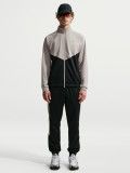 Nike Windrunner Poly-Knit Black and Grey Tracksuit For Men