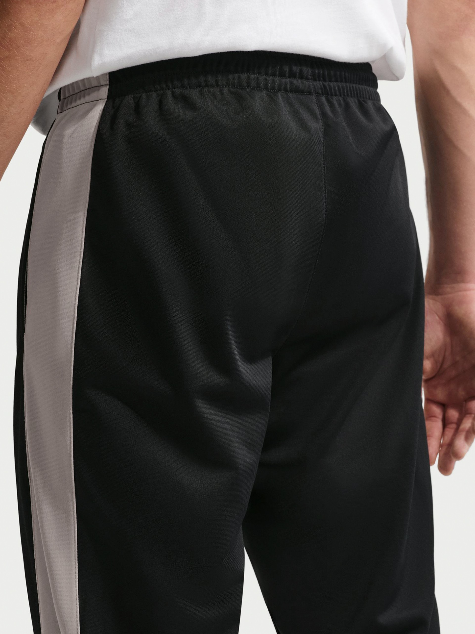 Fato de Treino Nike Windrunner De Malha de Poliéster Preto e Cinzento Para Homem