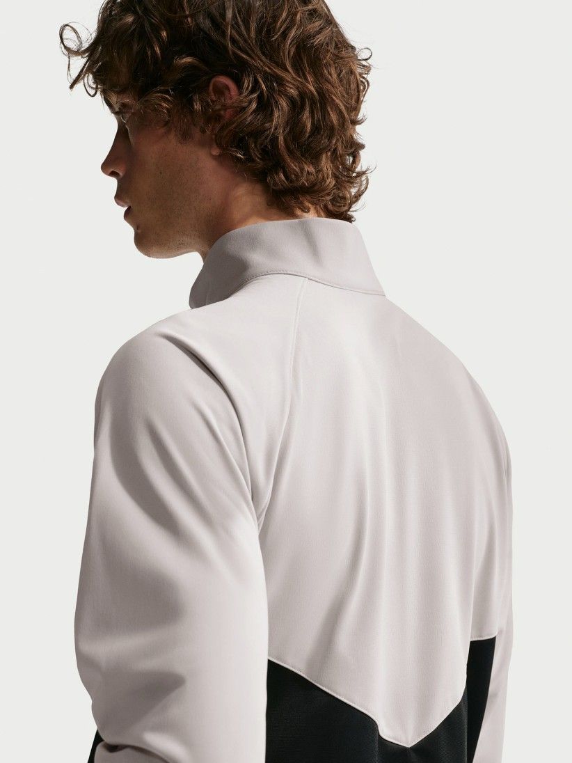 Nike Windrunner Poly-Knit Black and Grey Tracksuit For Men