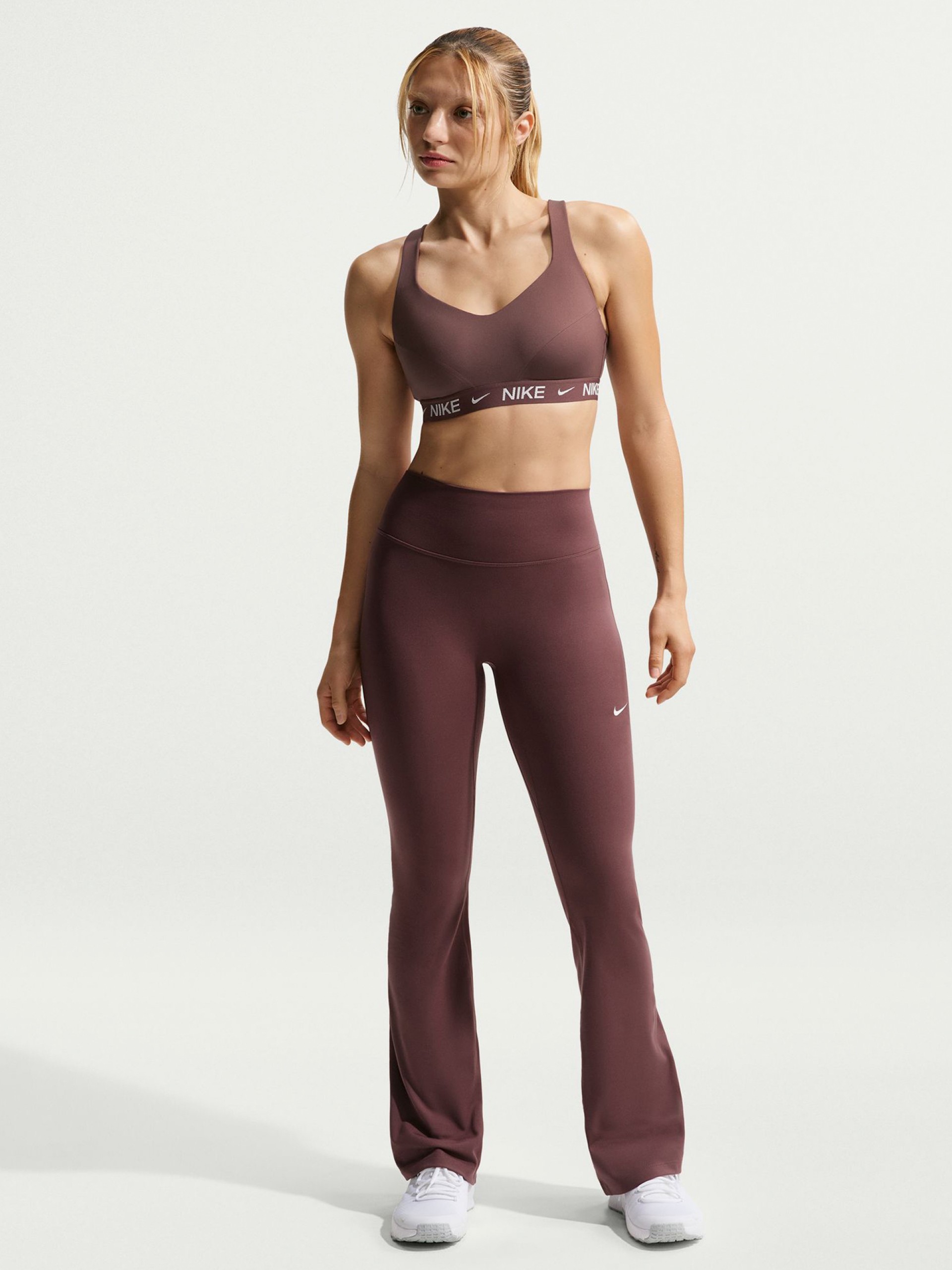 Nike Indy High Support Burgundy Sports Bra For Women