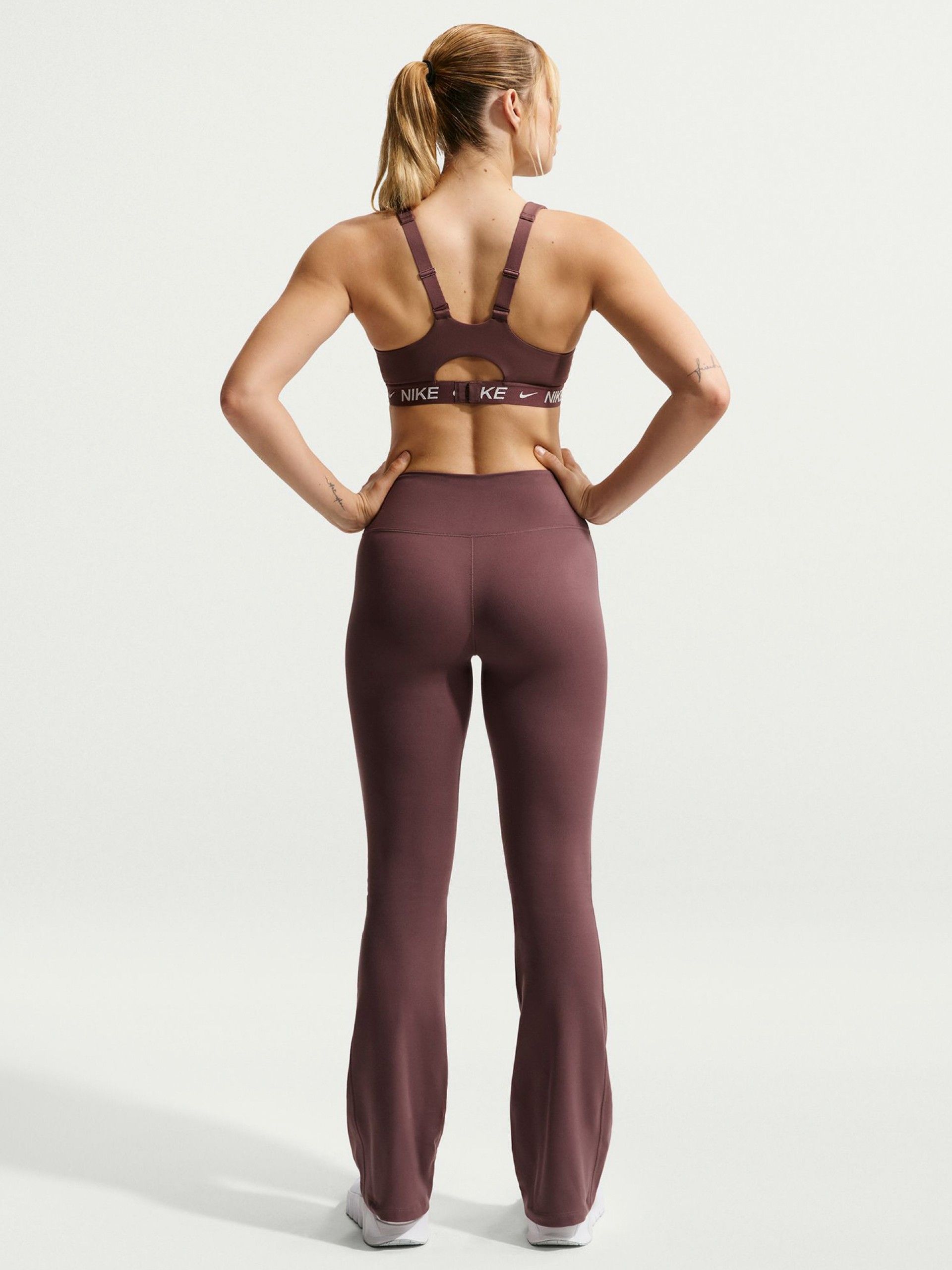 Nike Indy High Support Burgundy Sports Bra For Women