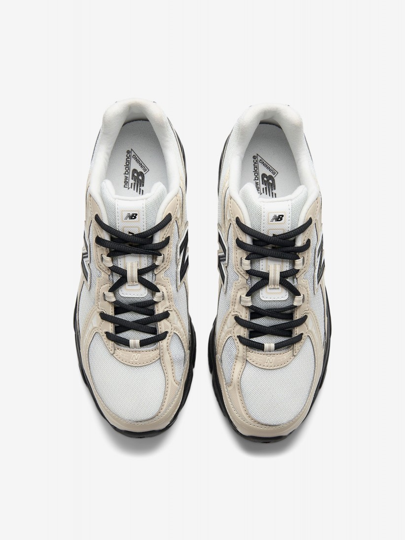 New Balance U740 V2 White, Beige and Black Sneakers