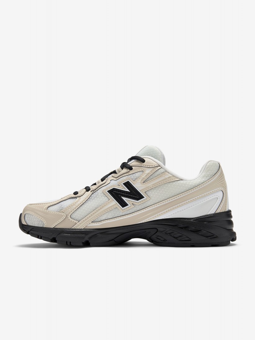 New Balance U740 V2 White, Beige and Black Sneakers