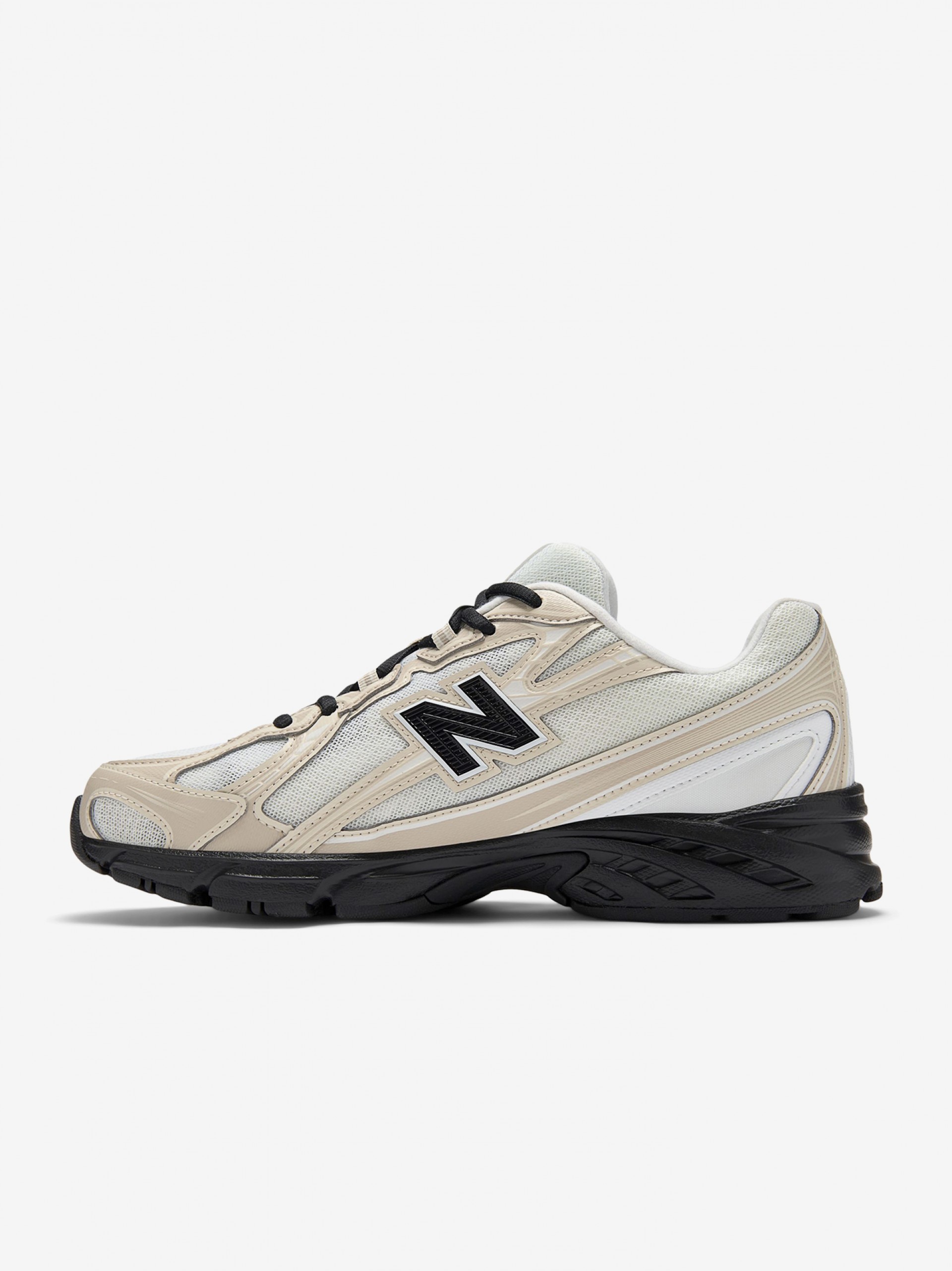 New Balance U740 V2 White, Beige and Black Sneakers