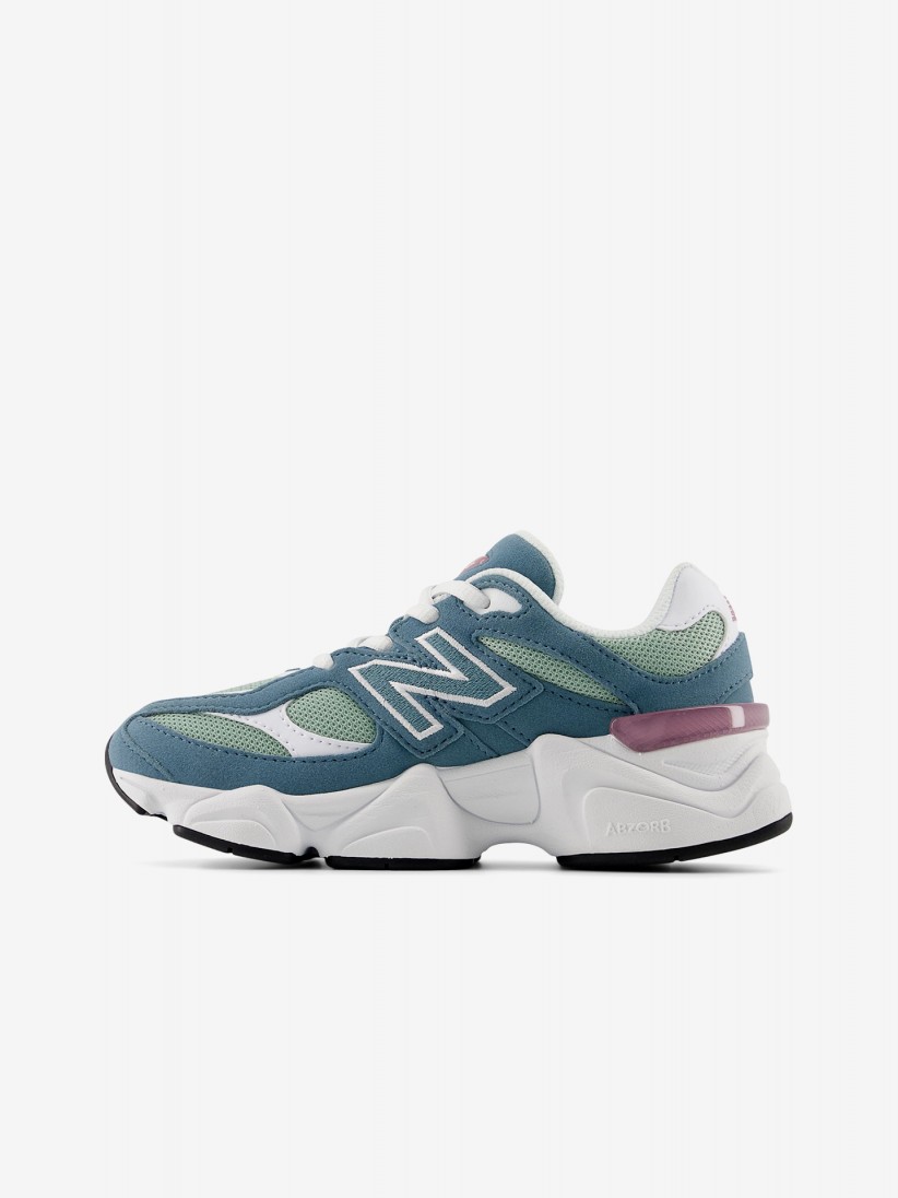 Sapatilhas New Balance P9060 V1 Azuis, Verdes e Rosa Sapatilhas New Balance P9060 V1 Azuis, Verdes e Rosa