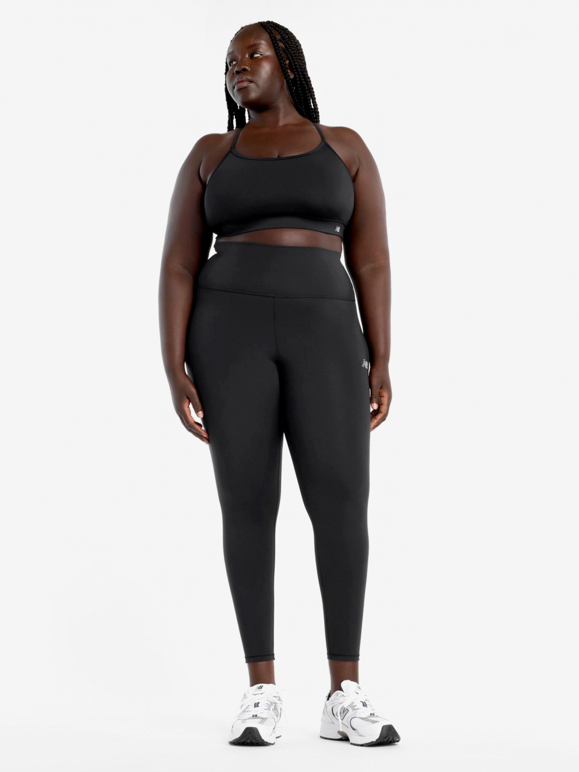 Leggings de Running New Balance Harmony High Rise 63.5cm Pretas