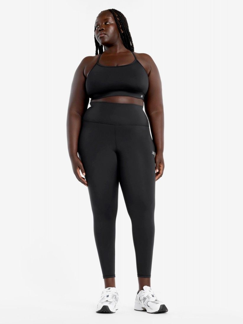 New Balance Harmony High Rise 63.5cm Black Running Leggings New Balance Harmony High Rise 63.5cm Black Running Leggings