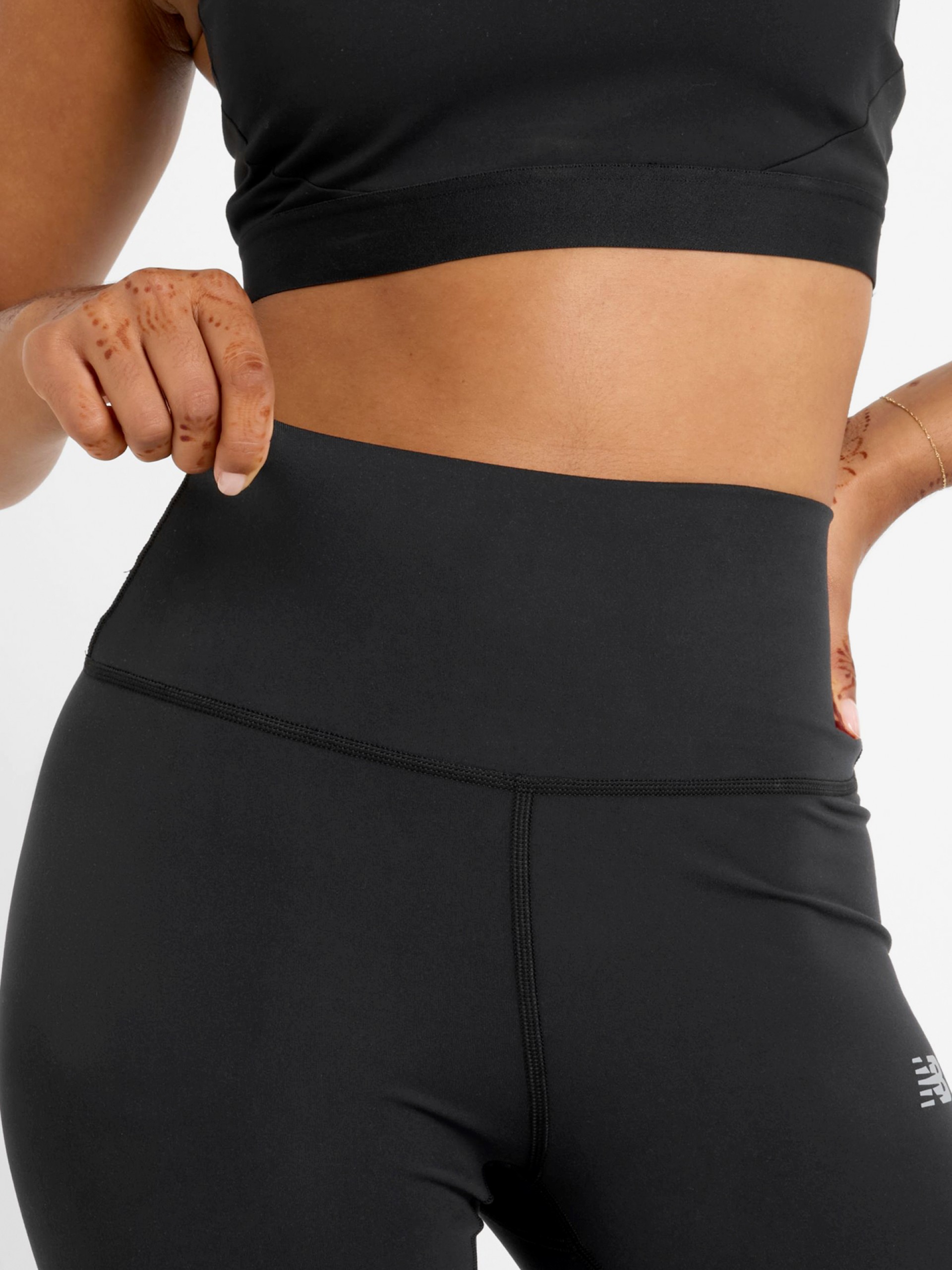 New Balance Harmony High Rise 63.5cm Black Running Leggings