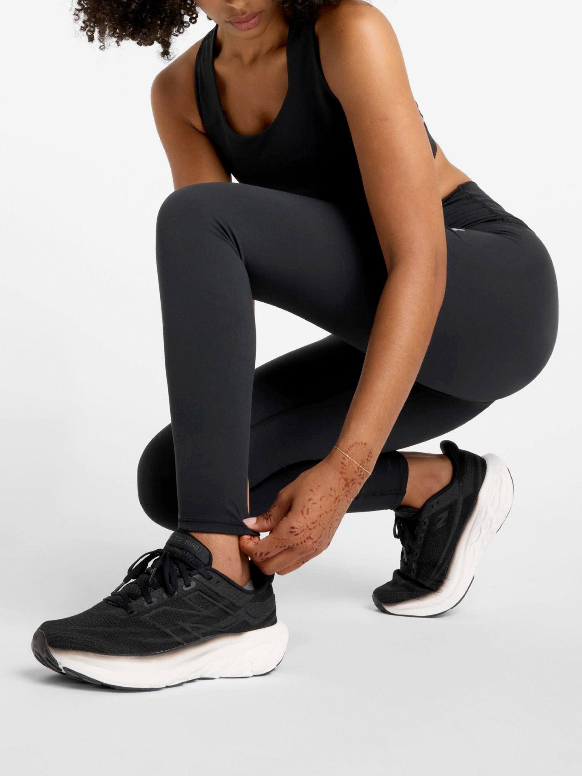 New Balance Harmony High Rise 63.5cm Black Running Leggings