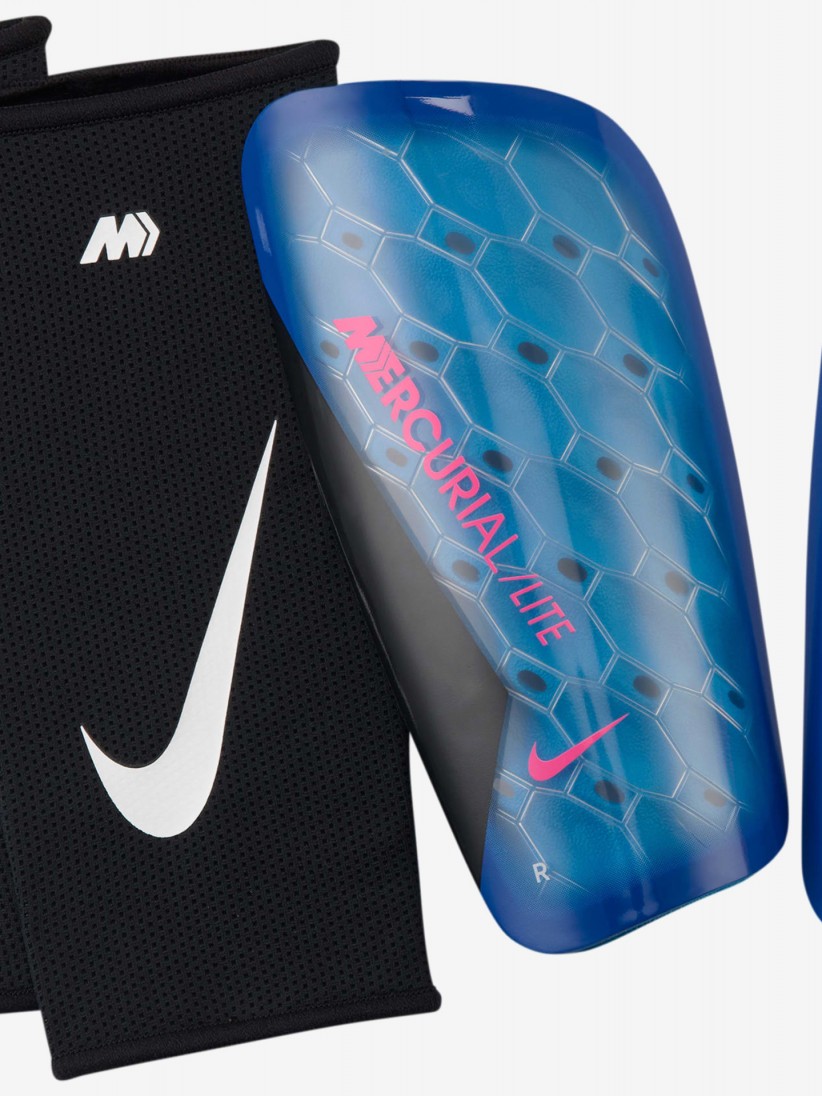 Nike Mercurial Lite Blue Shin Guards