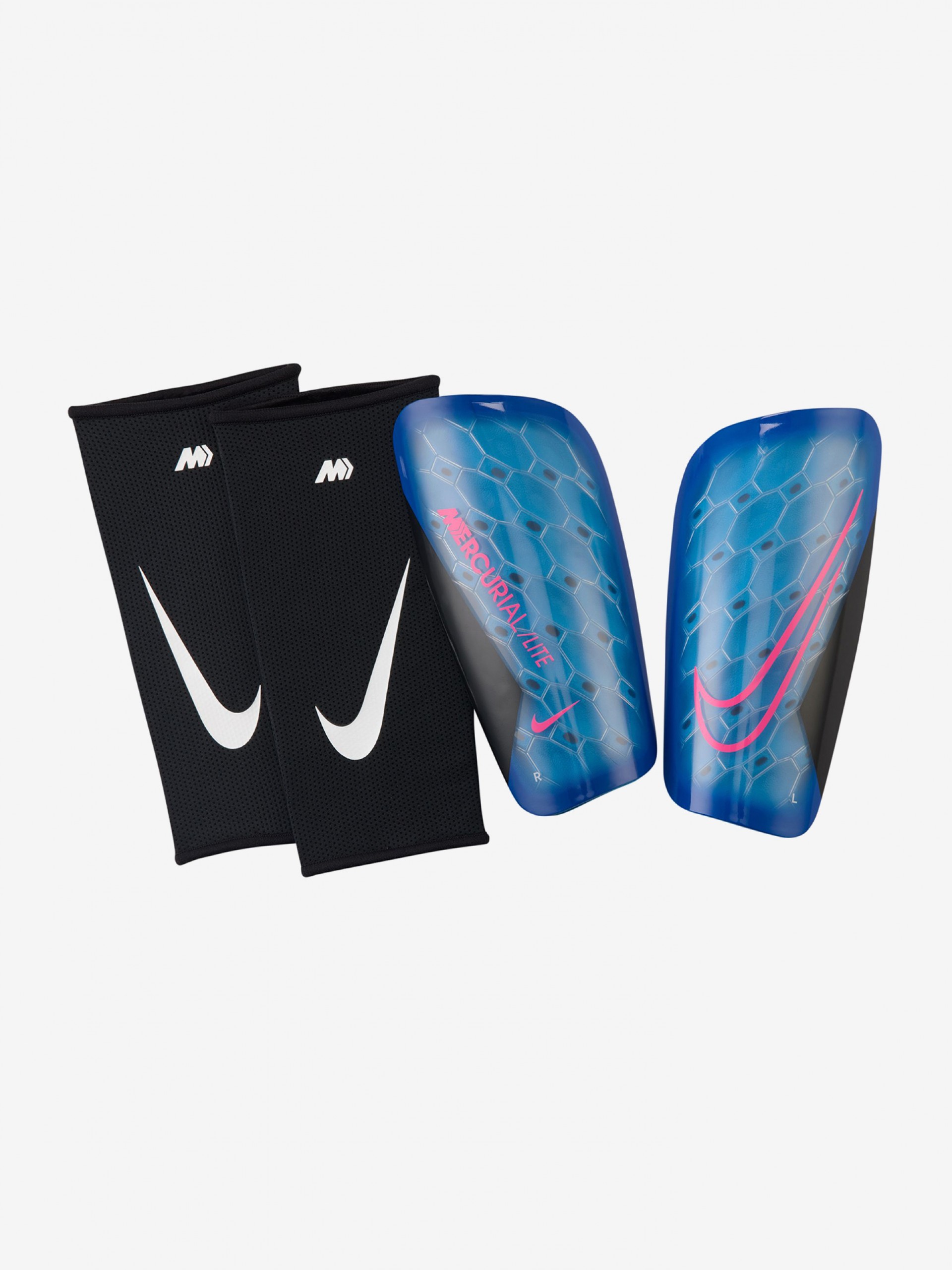 Caneleiras Nike Mercurial Lite Azuis