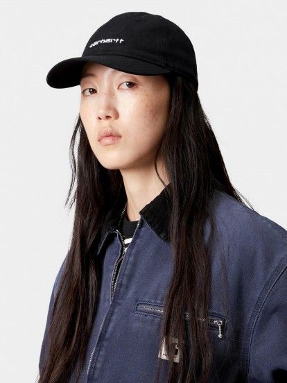 Gorra Carhartt WIP Canvas Script Negra