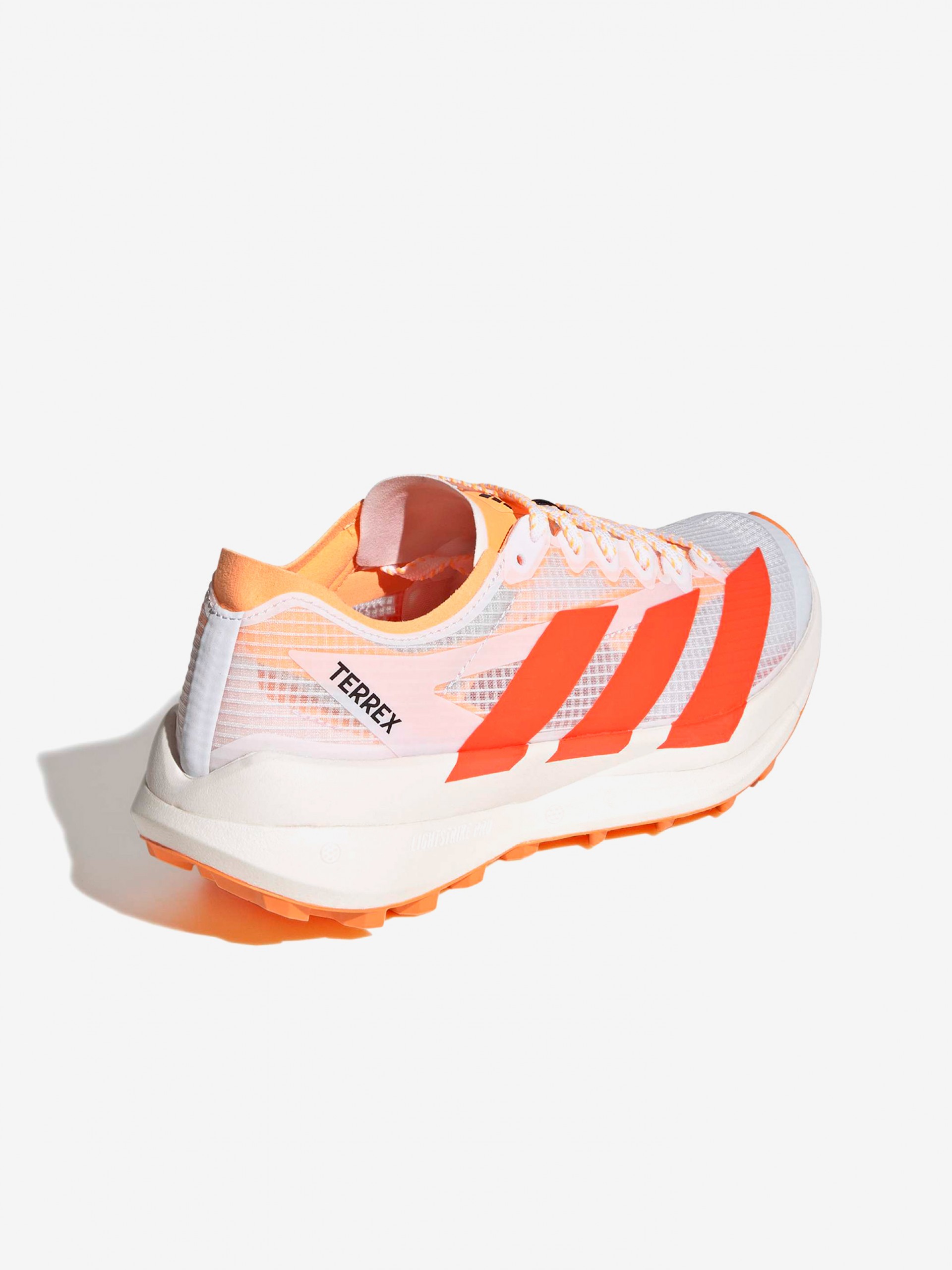 Adidas Terrex Agravic Speed 2 W White and Orange Trail Trainers