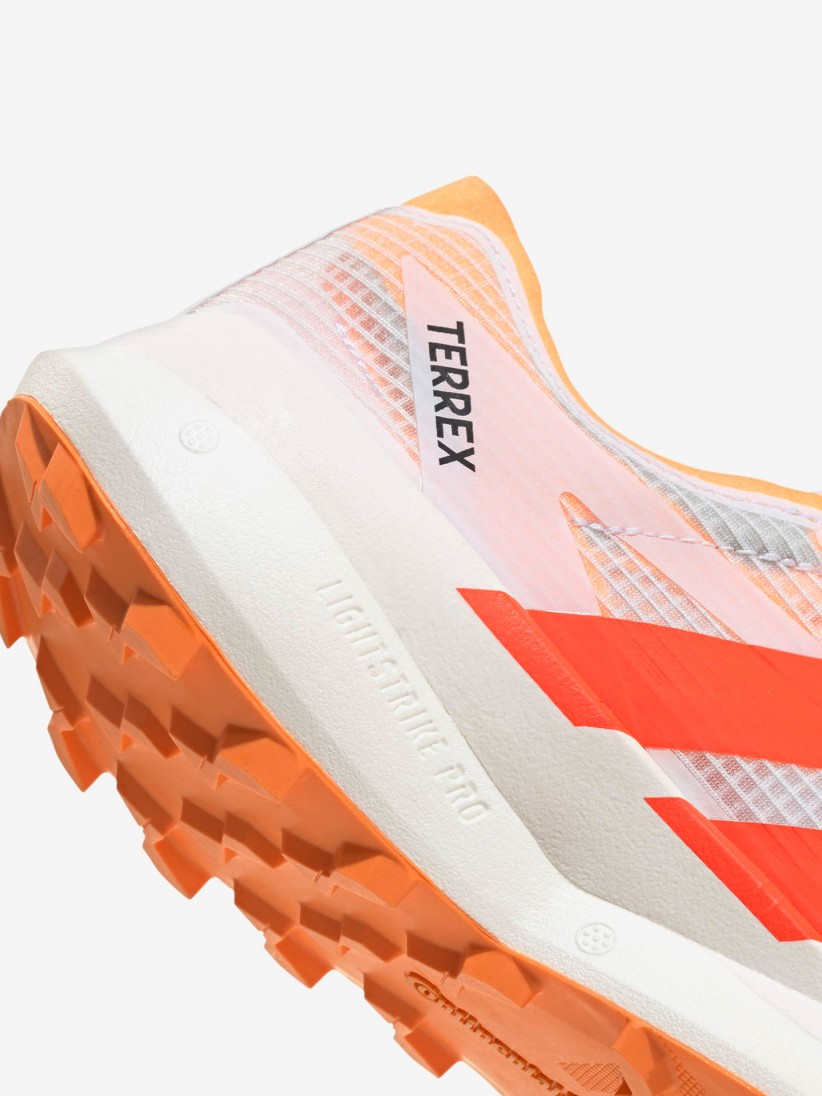 Adidas Terrex Agravic Speed 2 W White and Orange Trail Trainers