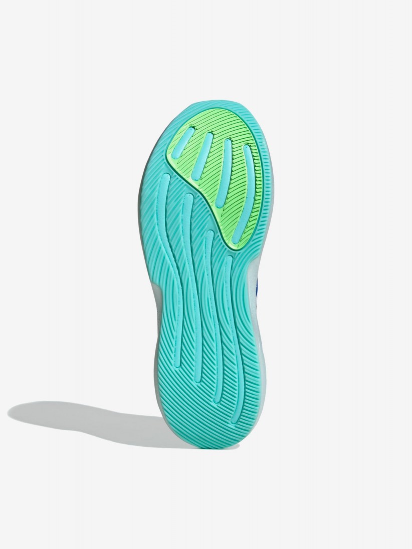 Adidas Supernova Glide White, Blue and Green Running Trainers