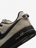 Nike Air Force 1 07 LV8 Beige and Black Suede and Fabric Sneakers For Men