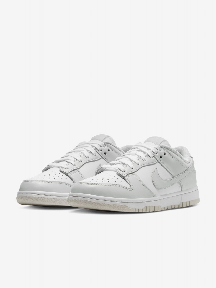 Zapatillas Nike Dunk Low Grises y Blancas Para Mujer