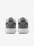 Nike Air Force 1 Essential+ Grey Leather and Suede Junior Sneakers