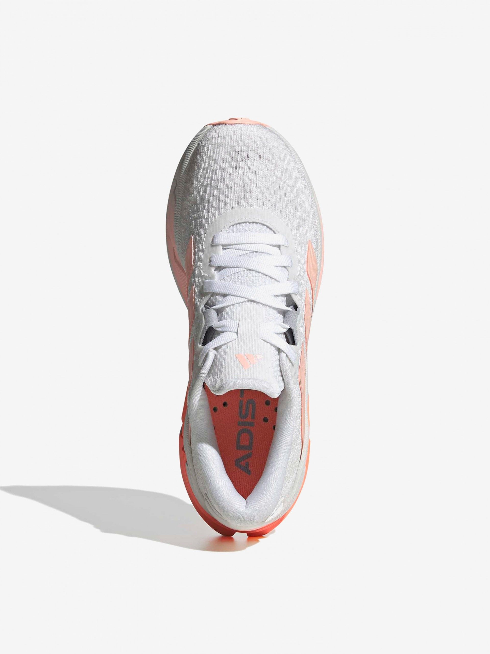 Sapatilhas de Running Adidas Adistar 4 W Brancas e Salmão