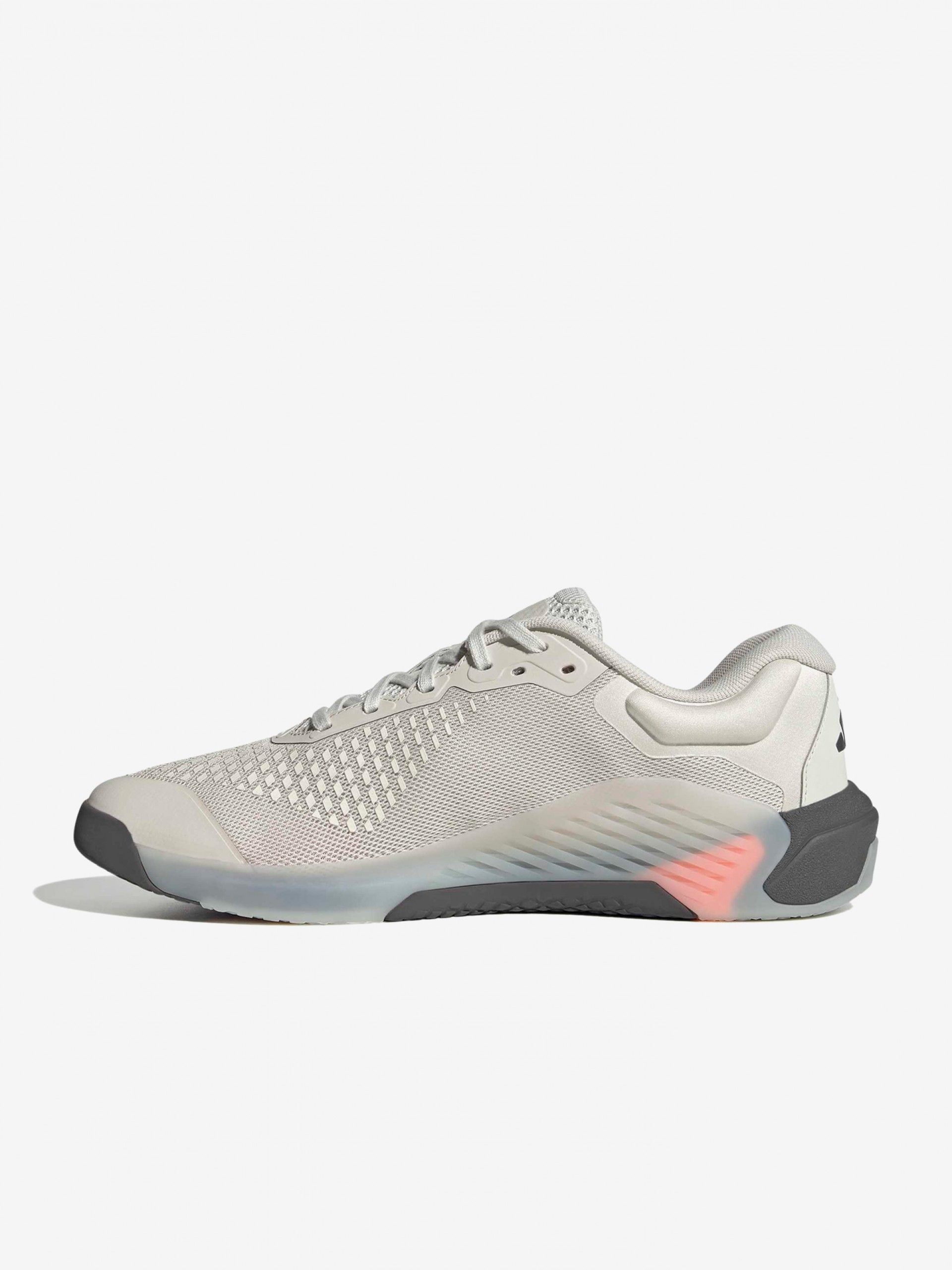 Adidas Dropset 4 Power Grey and Orange Training Trainers