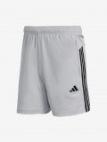 Adidas Workout Essentials Base 3-Stripes 18cm Grey and Black Training Shorts Adidas Workout Essentials Base 3-Stripes 18cm Grey and Black Training Shorts