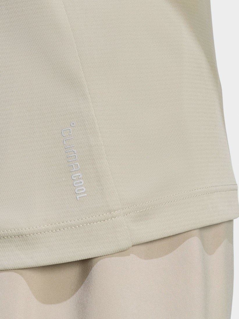 Camiseta de Running Adidas Adi365 Essentials Climacool Caqui Camiseta de Running Adidas Adi365 Essentials Climacool Caqui