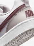 Nike Court Borough Low Essential+ Pink and Burgundy Junior Sneakers