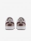 Nike Court Borough Low Essential+ Pink and Burgundy Junior Sneakers