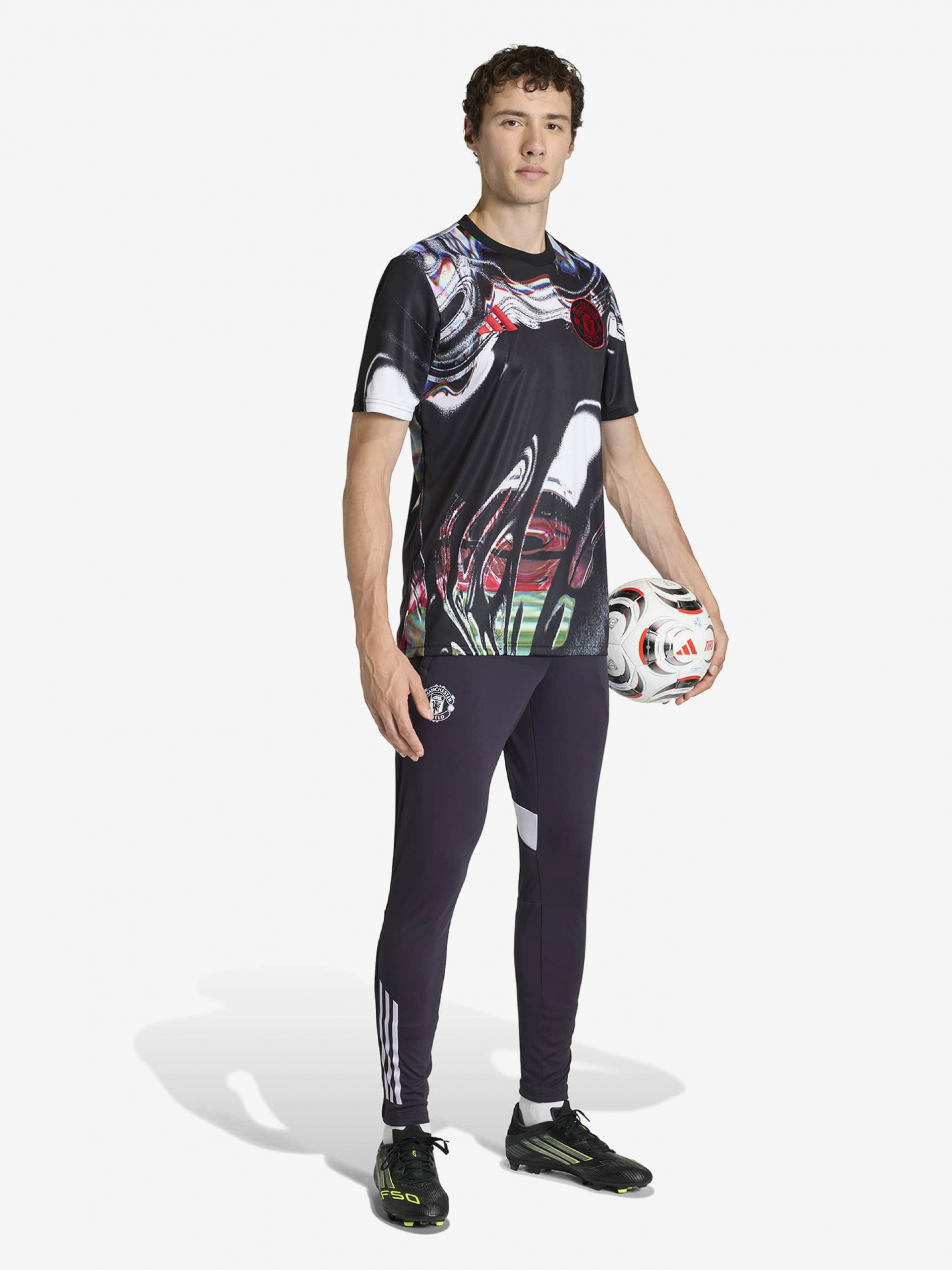 Camiseta de Calentamiento Adidas Manchester United F. C. 25/26