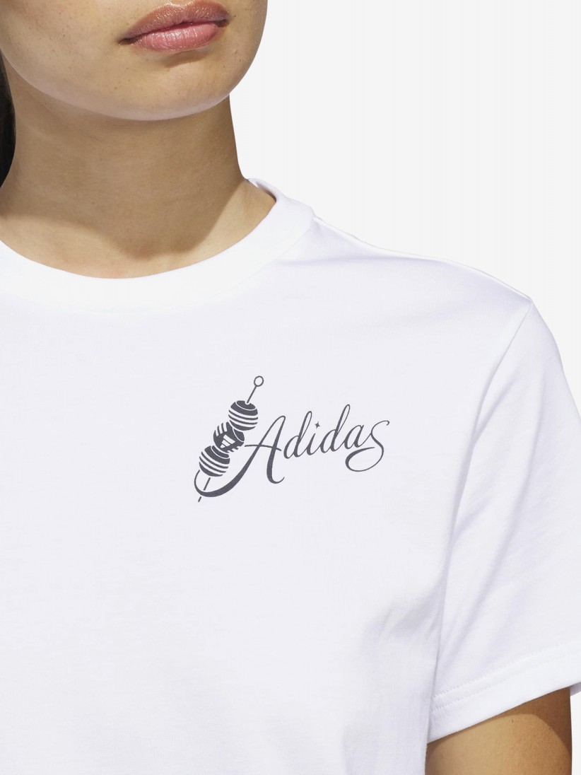 Adidas Mind Body & Spirits Graphic W White T-shirt