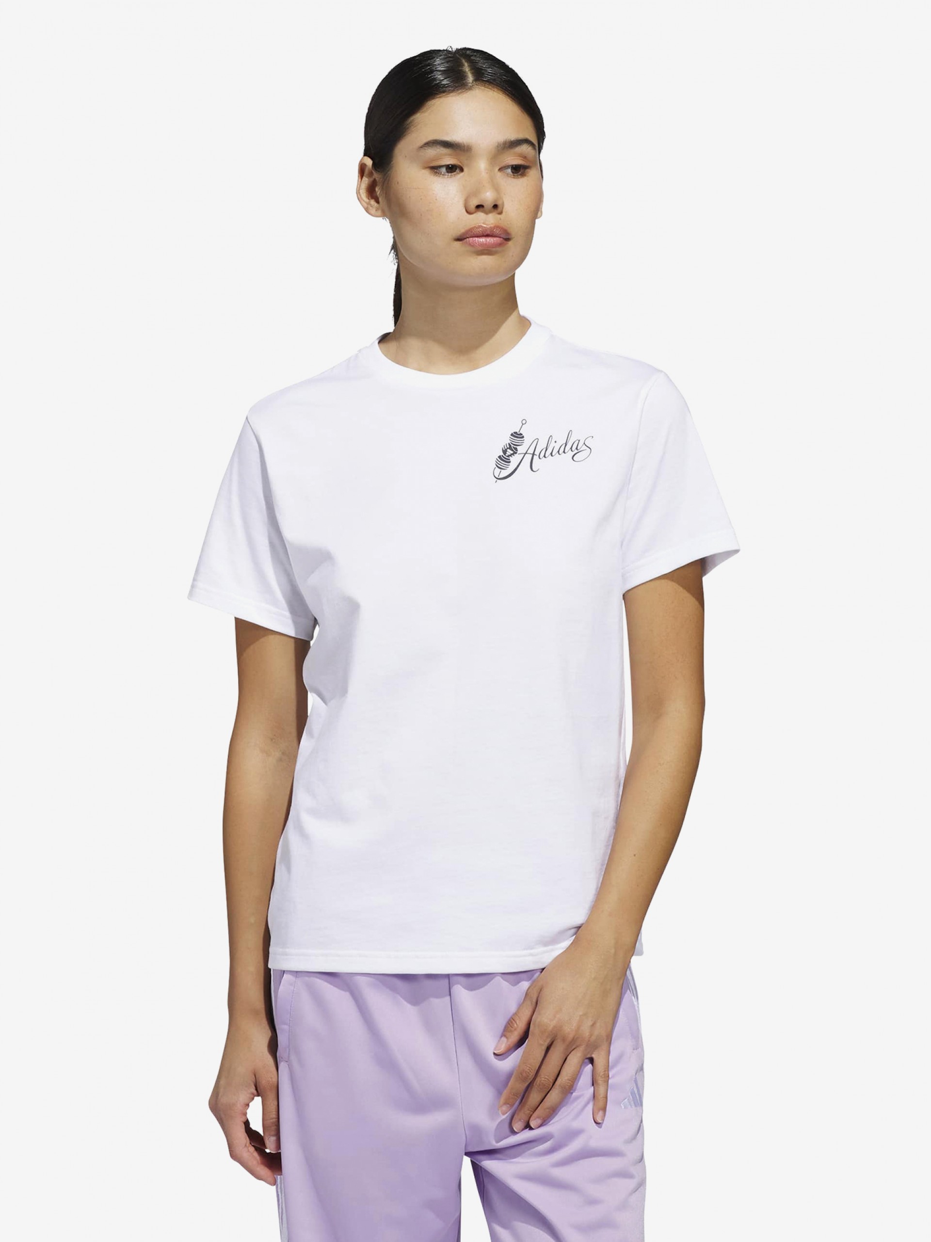 Camiseta Adidas Mind Body & Spirits Graphic W Blanca