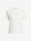 Adidas Cursive Wordmark Graphic W White T-shirt