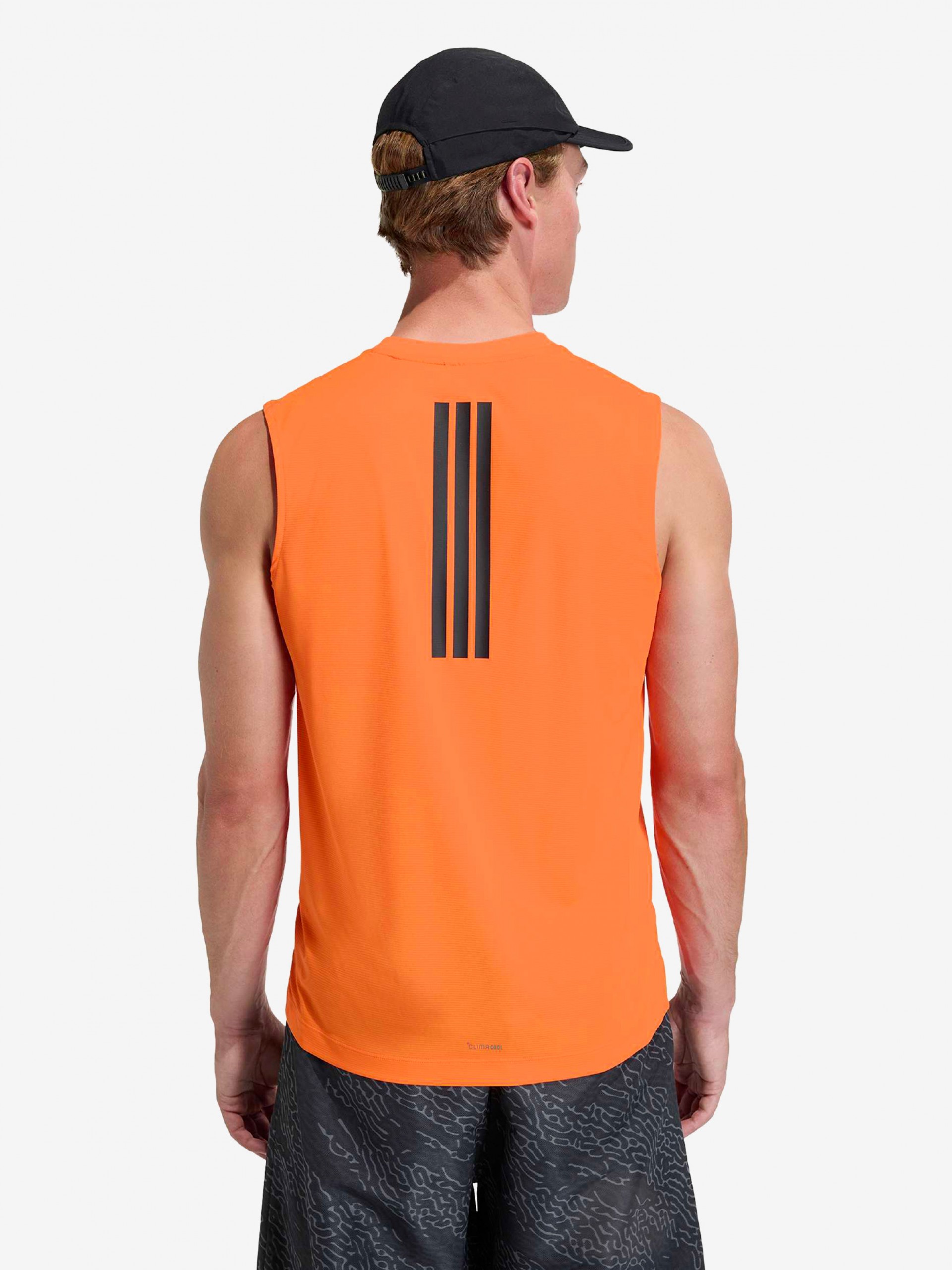 Adidas D4T Power 3-Stripes Orange Training Tank
