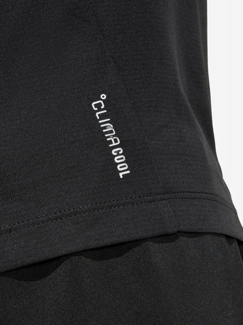 T-shirt de Running Adidas Adi365 Essentials Climacool Preta T-shirt de Running Adidas Adi365 Essentials Climacool Preta