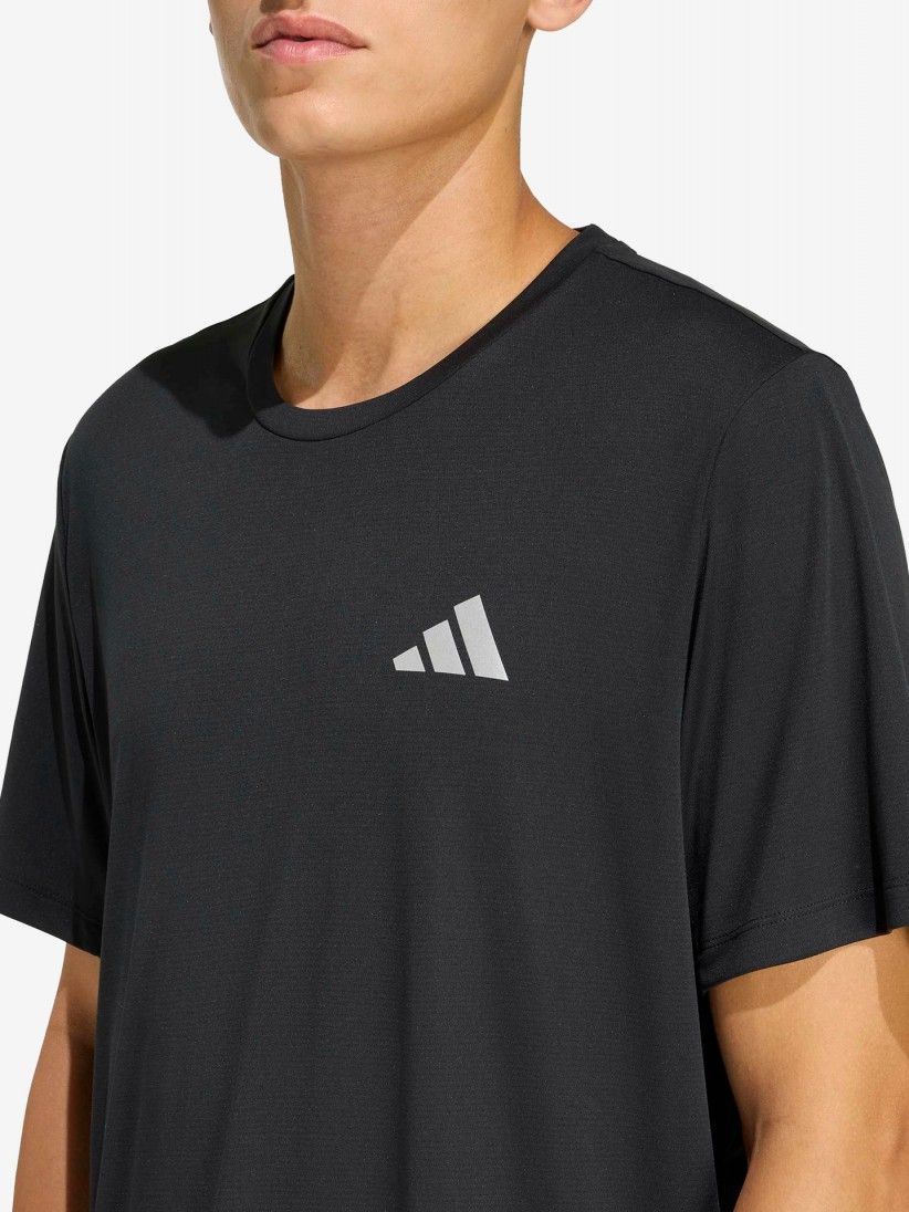 T-shirt de Running Adidas Adi365 Essentials Climacool Preta T-shirt de Running Adidas Adi365 Essentials Climacool Preta