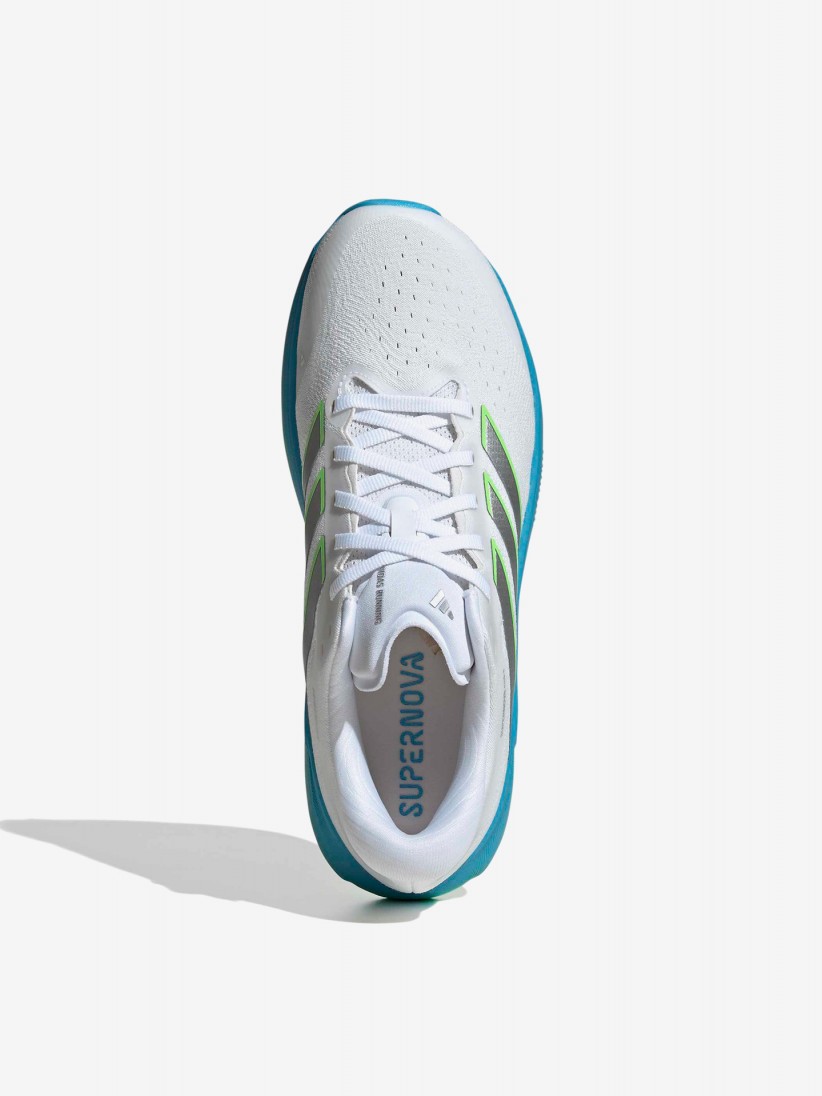 Zapatillas de Running Adidas Supernova Rise 3 Blancas, Azules y Verdes