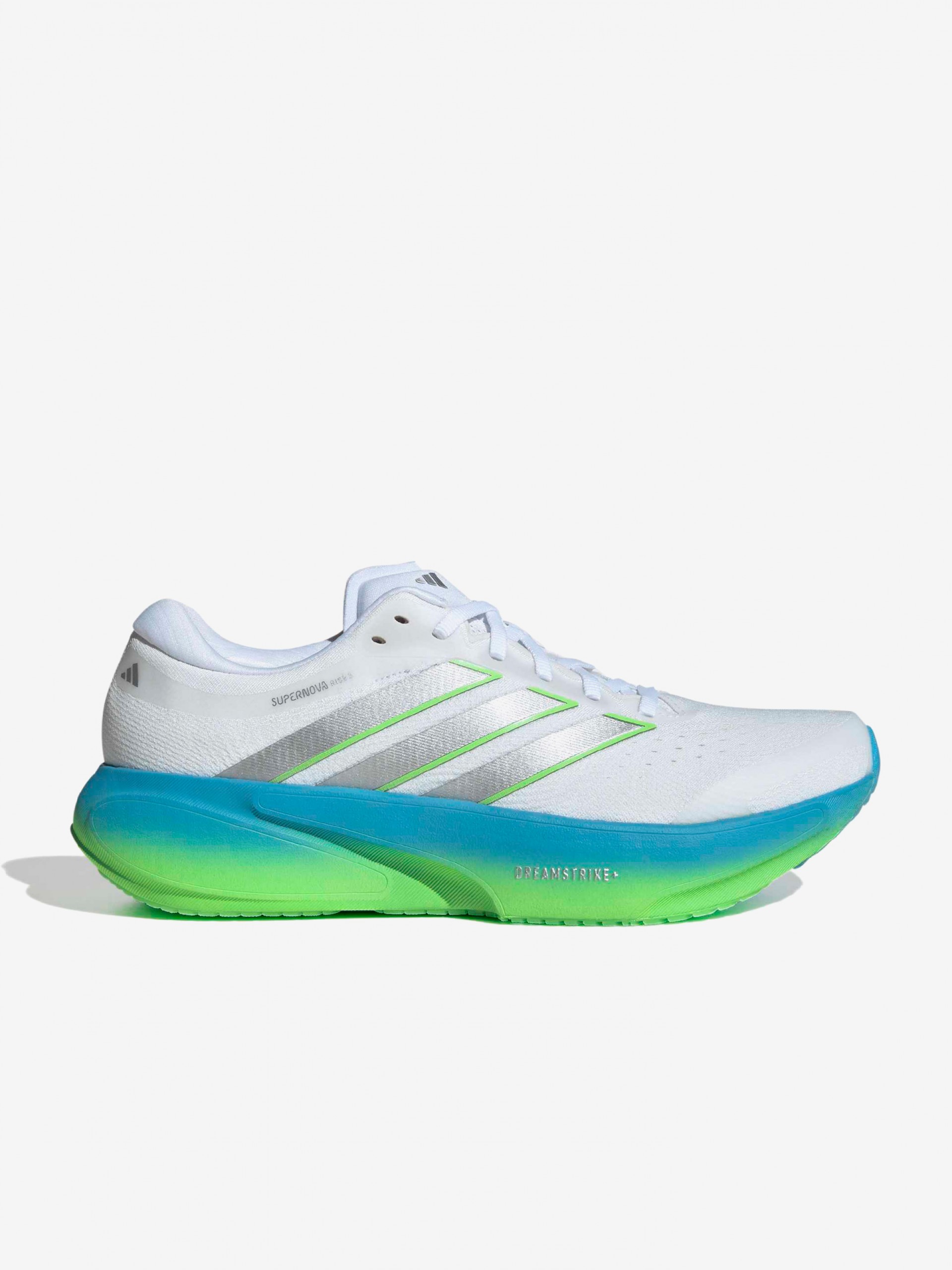 Zapatillas de Running Adidas Supernova Rise 3 Blancas, Azules y Verdes