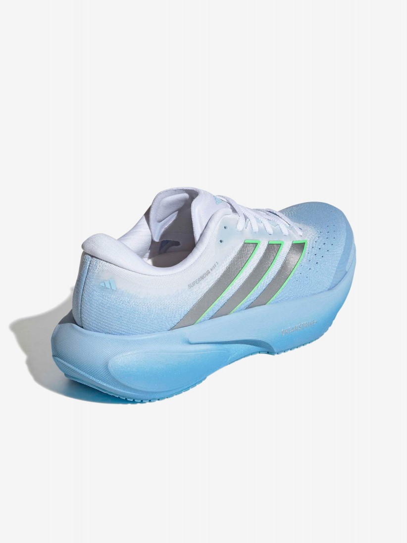 Zapatillas de Running Adidas Supernova Rise 3 W Azules y Blancas