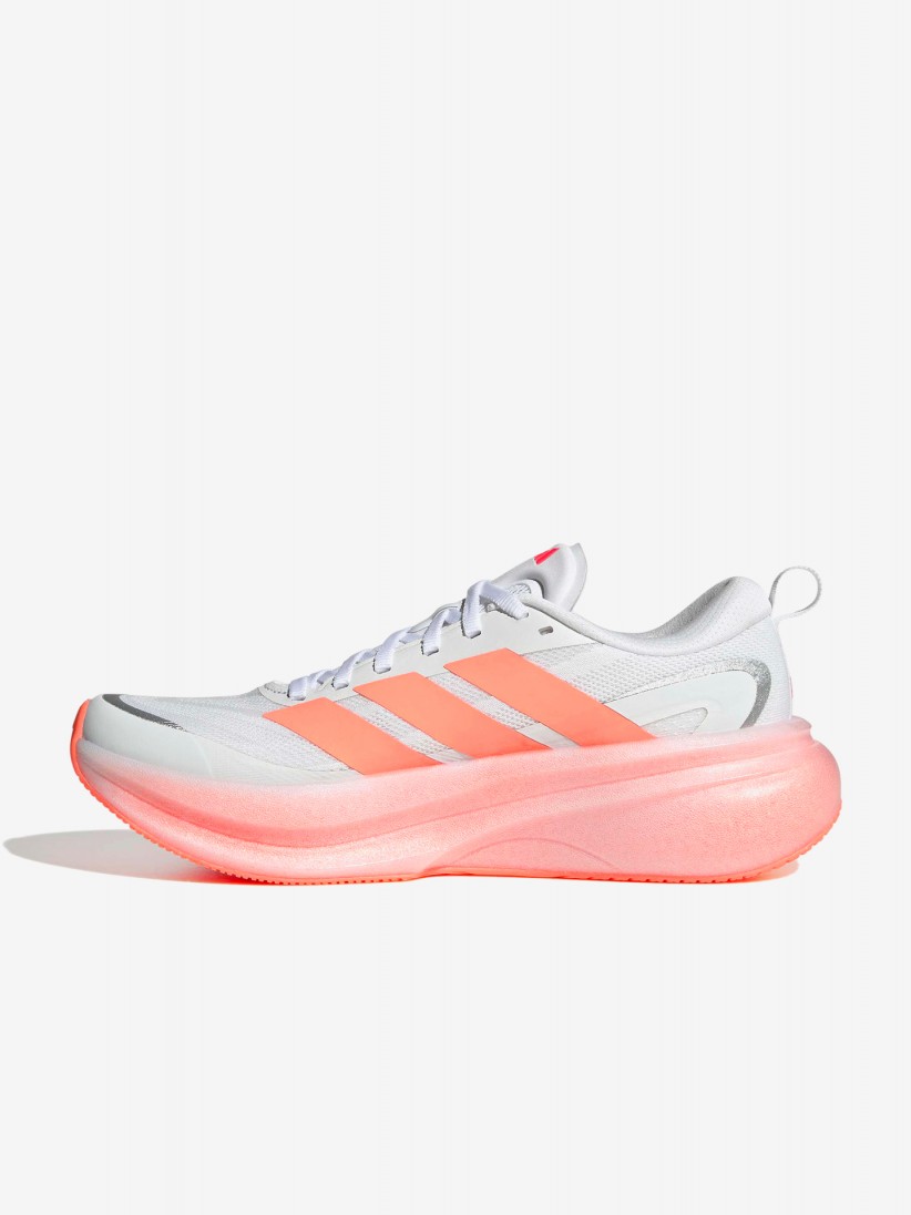 Zapatillas de Running Adidas Supernova Glide W Blancas, Naranja y Salmón Zapatillas de Running Adidas Supernova Glide W Blancas, Naranja y Salmón