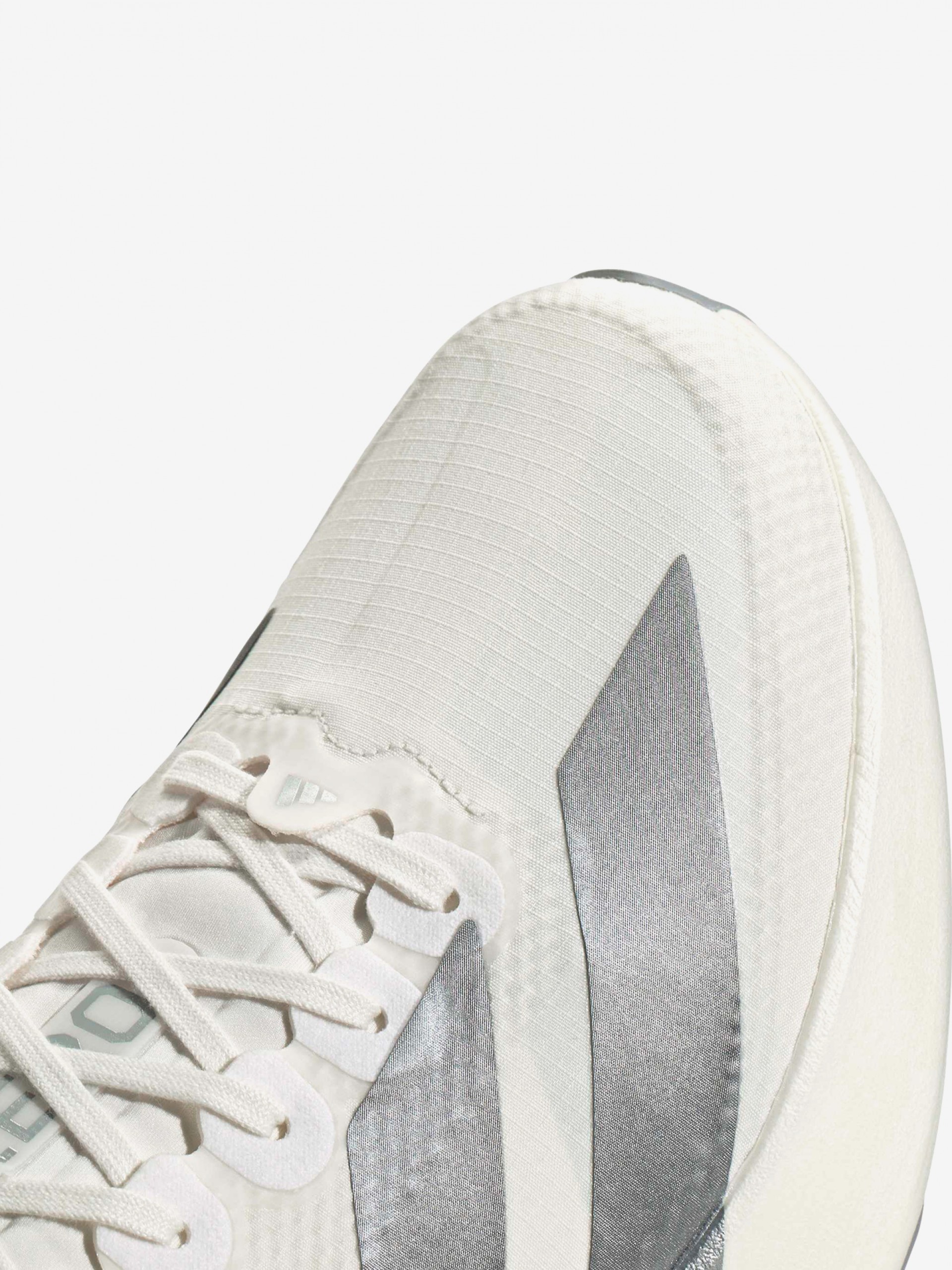 Adidas Adizero Evo SL W White and Silver Running Trainers