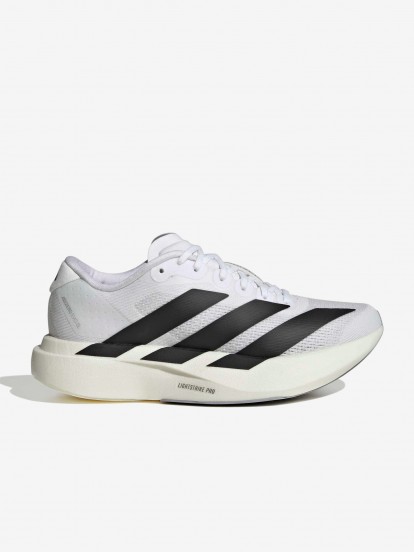 Zapatillas de Running Adidas Adizero Evo SL Blancas y Negras J Zapatillas de Running Adidas Adizero Evo SL Blancas y Negras J