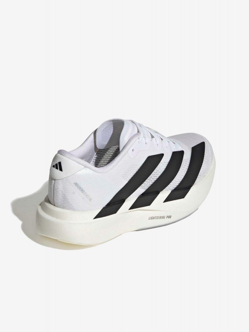 Zapatillas de Running Adidas Adizero Evo SL Blancas y Negras J Zapatillas de Running Adidas Adizero Evo SL Blancas y Negras J