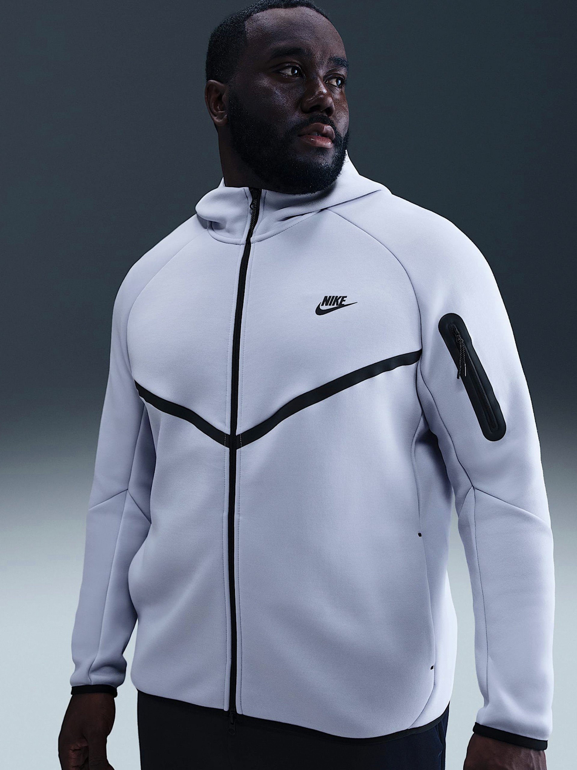 Casaco com Capuz Nike Tech Fleece Windrunner Azul Para Homem